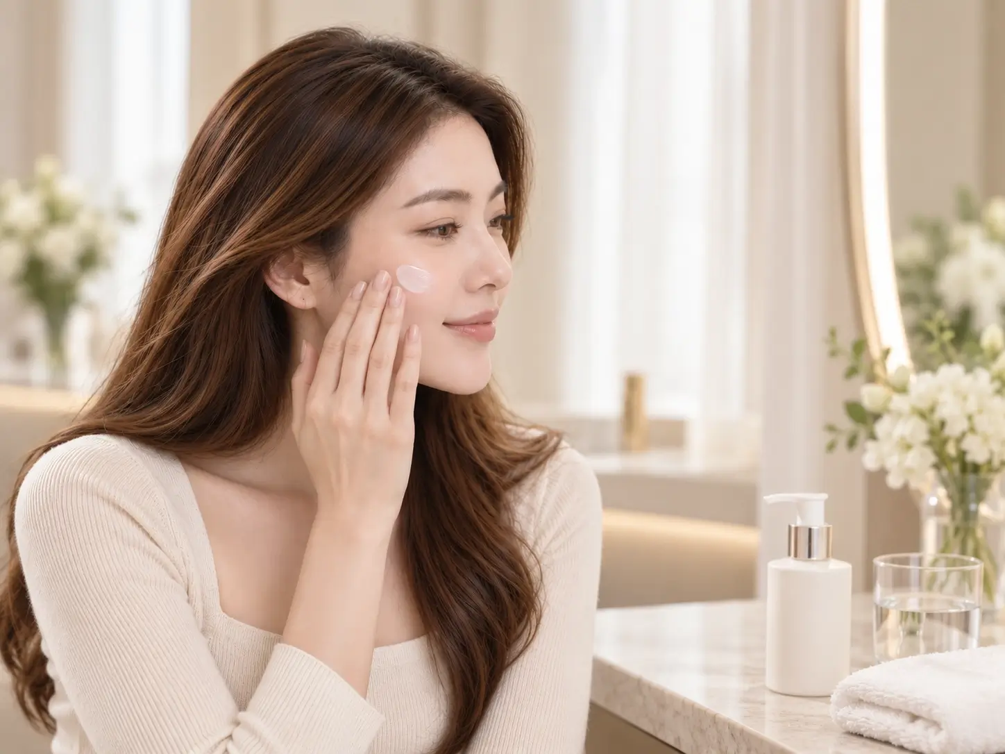 การดูแลผิวและทาครีมบำรุงหลังทำ OligioX